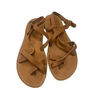 NWOT Crupon Carmel sandals, color: Ambra EU size 40, US size 9